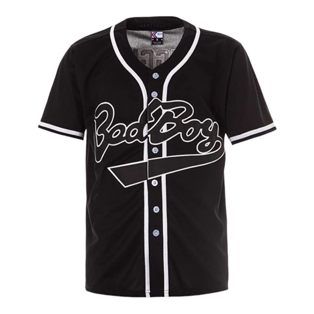 Black Men's Jersey Shirt